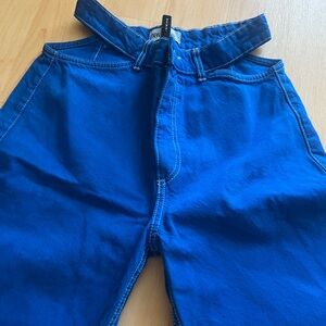 Zara Bright Blue Denim Jeans